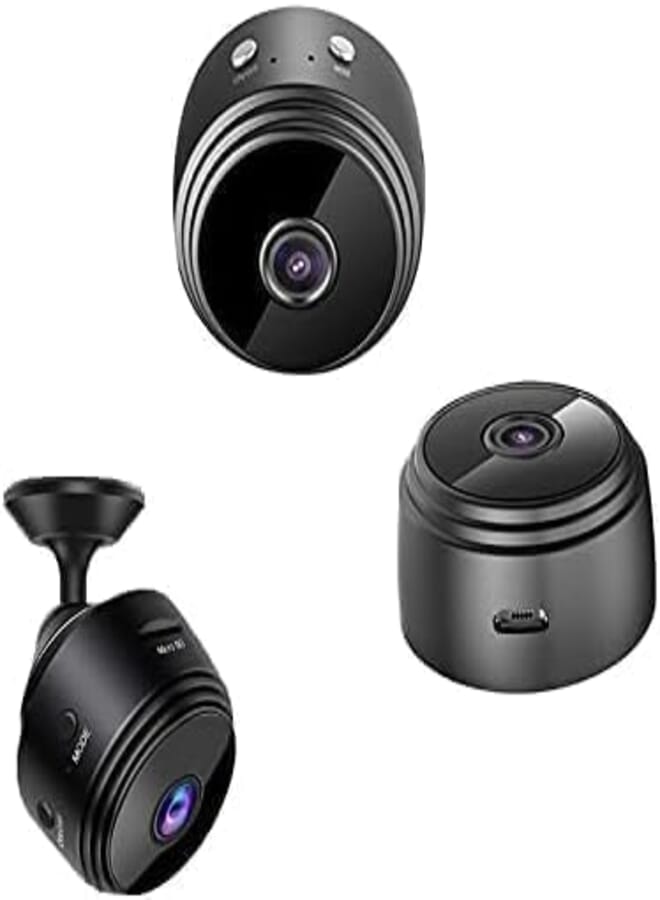 Security Camera HD 1080 Wireless Portable Small Camera with Motion Detection and Night Version Home Video Recorder for Indoor Outdoor Use